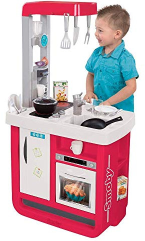 Smoby - Bon Appetit Kitchen with 17 Accessories, (310818)