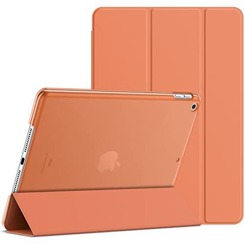 JETech Custodia per iPad 10,2 Pollici, 2021/2020/2019 Modello, 9/8/7 Generazione, Cover con Auto Svegliati/Sonno (Papaia)