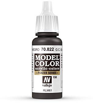 Vallejo Model Color 70822 German Cam.Black Brown (17ml)