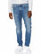 Tommy Hilfiger Jean Homme Core Straight Denton Stretch, Bleu (Boston Indigo), 33W / 30L