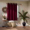 AmeliaHome Blackout Vorhang 140x175 cm weinrot 1 St. Ösenschal Verdunkelungsvorhang Blickdicht Fensterdekoration Dekoschal Dekorvorhang Blackout