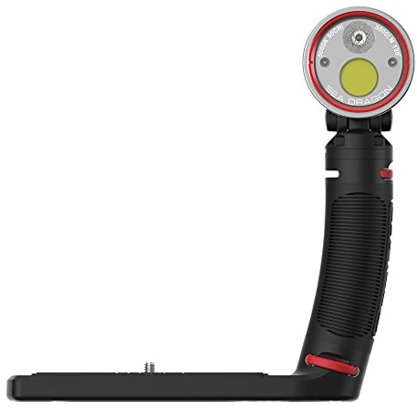 SeaLife Sea Dragon 3000SF Pro Dual Beam Compact Underwater Scuba Diving Photo-Video COB LED Light, Two Beam Angle Light Kit (SL679)