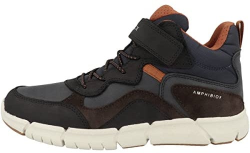 Geox J Flexyper Boy B Abx, Stivaletti Bambini e ragazzi, Brown Dk Orange, 28 EU