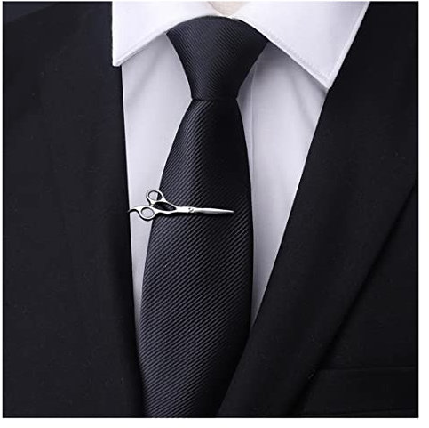 Krawattenklammern für Herren, luxuriös, mit Geschenkboxen, einzigartiger Anker, Silber, Krawattennadel, Brille, klassisch, Krawattenverschluss, für Businesshochzeit, Einheitsgröße, Metall, Kein