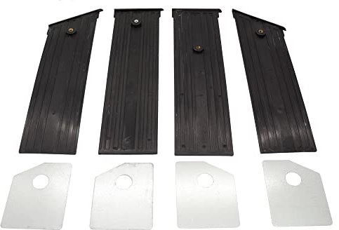 SECURA Kunststoffführungen + Unterlegplatten kompatibel mit Güde GHS 500/6TE Holzspalter
