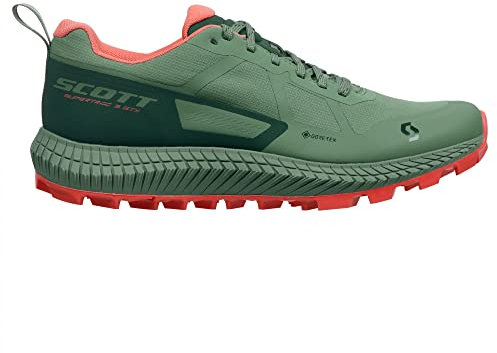 Scott W Supertrac 3 GTX Shoe Grün - Gore-Tex Performance-orientierter wasserdichter Damen Gore-Tex Trail Running Schu