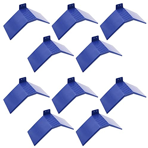 ANCLLO 10 Pezzi Supporto per Piccione in plastica Riutilizzabile Posatoio per Colomba Supporto per Gabbia per posatoio Accessori per Gabbia per Piccione e Altri Uccelli - Blu