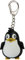 Mignon animal pingouin LED lumineux avec son porte-clés porte-clés lampe de poche cadeau de Noël noir créatif et exquis, taille M, autres pierres précieuses, Noir, M