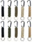 AIMEKE 10 Stück Paracord Schlüsselanhänger Karabiner mit Schraubverschluss Geflochtene Schlüsselband Clip Ring Haken Outdoor Lanyard Schlüsselringe für Camping Wandern Männer Frau