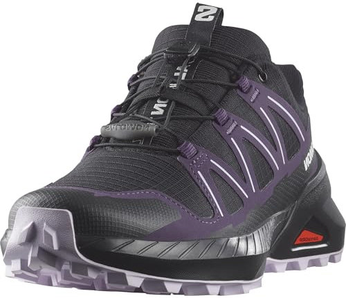 Salomon Speedcross Peak Damen Trail-Laufschuhe, Outdoor-bereit, Geländegängiger Schutz, Aktiver Grip, Black, 36 2/3