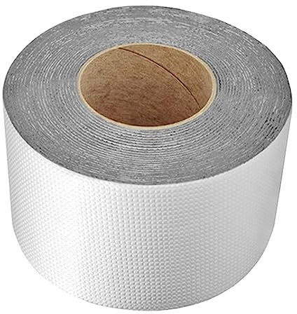 ALI2 - Cinta de Butilo de Aluminio, cinta súper impermeable, goma Butilo, cinta adhesiva resistente al agua, cinta selladora autoadhesiva, cinta impermeable (10 x 5 m)