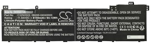 vhbw batteria compatibile con Asus Zenbook Pro 15 OLED UM535QE, UM535QE-KJ196W, UM535Q notebook (8150mAh, 11,55V, Li-Poly)