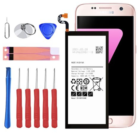 Galaxy S7 Akku, Ersatz EB-BG930ABE Akku für Samsung Galaxy S7 G930 G930A/T/P/V [2023 Neu aktualisiert] Hohe Kapazität 0 Zyklus mit kompletten Toolkit