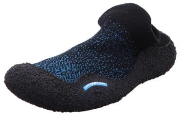 UYN Herren Shockie Shoes Barfuss Black/Turquoise Schuhe, Sonstige, 43 EU