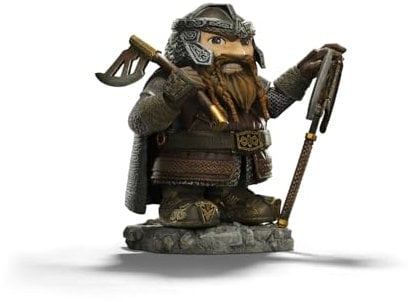 Iron Studios Sammelfigur Herr der Ringe MinCO Gimli-Figur, 12 cm, PVC, mehrfarbig, 30,2 cm