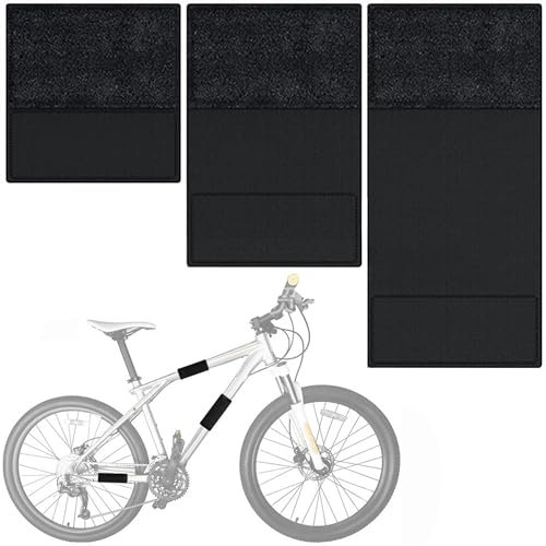 3er Rahmenschutz Fahrrad Transportschutz Set, Transportschutz Set für Fahrrad Ebike, Transportschutz für Thule Fahrradträger Schutz, Neopren Schutzhülle Rahmen Schutz für Thule Westfalia MTB Rennrad