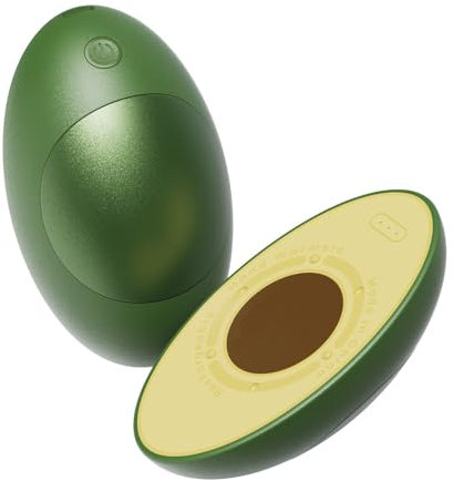 Wiederaufladbarer Handwärmer in Avocado-Form, 2500mAh elektrischer Taschenwärmer, 2-in-1 wiederverwendbarer tragbarer Handwärmer für Männer und Frauen, 3 Wärmestufen