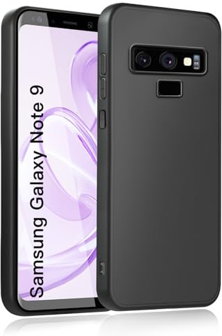 wsiiroon Hülle für Samsung Galaxy Note 9 Handyhülle, Stoßfest Kratzfest, Anti-Fingerabdruck, Anti-Rutsch Fallschutz Schutzhülle, Anti-Öl, Unterstützt kabelloses Laden für Samsung Note 9 Case (Schwarz)