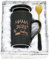 Joymaking Taza de café regalo para embarazadas - Mama Loading 2025 - Regalo para mujeres embarazadas, 400 ml, negro