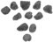 STOBAZA Pierres Volcaniques Naturelles Noires : Gravier Décoratif pour Aquarium, Roches D'aménagement Paysager pour Jardin Et Pots D'intérieur, Matériau Météorite Unique pour La