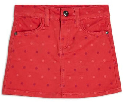 JAKO-O Mädchen Twill-Rock robuster Kinder Freizeitrock | Robust, bequem & hautfreundlich. Elastischer Bund, praktische Taschen und hoher Tragekomfort für Schule & Alltag!