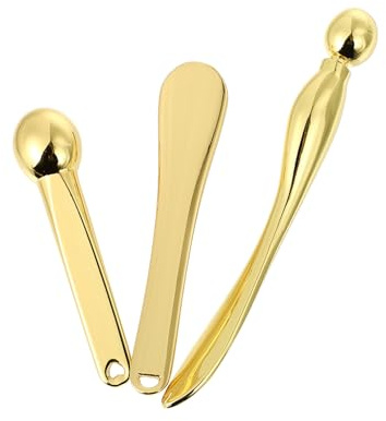 Beaupretty 3 Stück Teiliges Augenmassage Kosmetischer Spatel für Augencreme Fördert Durchblutung Augenringe und Tränensäcke Praktisches Make up Tool für Damen Unterwegs Zufällige Farbe