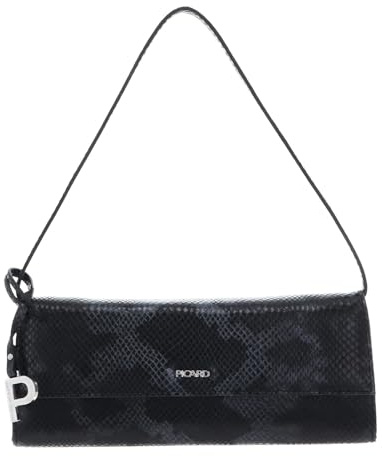 Picard Leder Schultertasche Clutch Auguri Shoulderbag Black schwarz