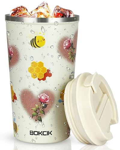 Leakproof Travel Mug On The Go, 510ml Insulated Cup with Vacuum Insulation | Seamless Liner, BPA-Free, Double Wall Keeps Hot & Cold for Hours, Perfect for Coffee, Tea, Water