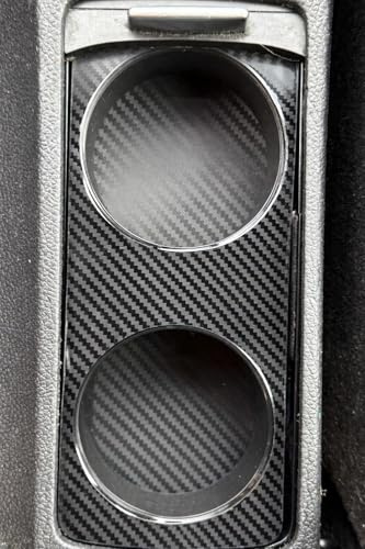 Rashed Becherhalter passt Für VW Mk5/6/EOS/Jetta Mittelkonsole, Schwarz, 3D Gedruckt