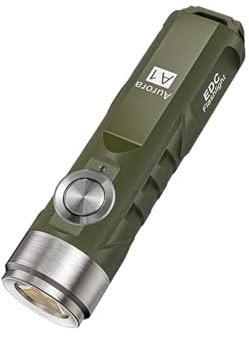 RovyVon Mini Torche Lampe de Poche EDC Rechargeable A1 Gen 4 Super Lumineuse 650 Lumens Pour le Transport Quotidien, le Camping,