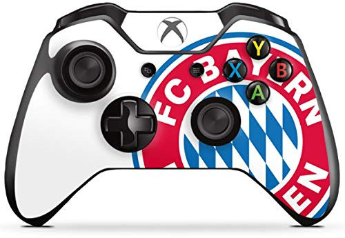 DeinDesign Skin kompatibel mit Microsoft Xbox One Controller Folie Sticker FC Bayern München Logo FCB