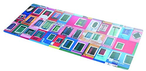 LogiLink ID0167 3-in-1 Notebook Mauspad (Reinigungstuch, Monitorschutz), Abmessung: 305 x 130mm Bunt