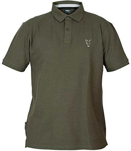 Fox Collection Green Silver Polo Shirt - Poloshirt, Größe:S