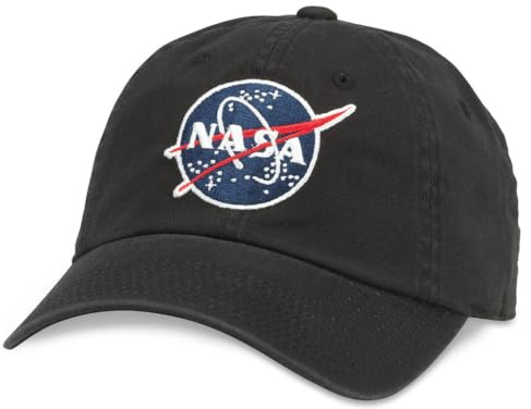 Amerikanische Nadel NASA Ballpark Slouch Gebogene Krempe verstellbar