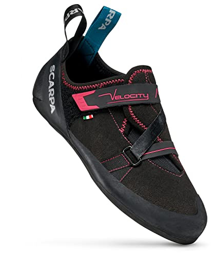 Scarpa Velocity WMN, Kletterschuhe, Black-Raspberry FFXW .,