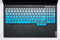 2 Pack Keyboard Cover for Lenovo Legion 5 5i 5p 5pi 15.6 and 17.3 Gaming Laptop, Lenovo Legion 3i Gaming Keyboard Skin Protector Accessories(Gradual Blue+ Clear)