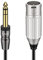 J&D 1/4 a XLR Cable de micrófono, Concha de Cobre 6,35 mm (1/4 Pulgada) TRS a XLR Cable Macho a Macho XLR a TRS 6,35 mm 1/4 Cable, 2,7 Meter