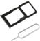 jbTec SIM-Tray/SD-Card +Pin kompatibel mit Huawei P30 Lite/New Edition/Premium - Kartenhalter Slot, Farbe:Schwarz