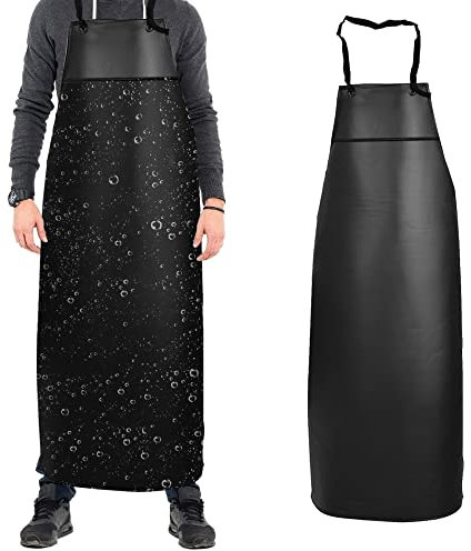 GOLRISEN Grembiule impermeabile, grembiule da cuoco, unisex, regolabile, grembiule da cucina impermeabile, per lavare i piatti, cucinare, cucinare, giardinaggio, ristorante, barbecue, caffetteria,
