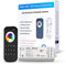 GIDEALED 2.4G Wireless 5 in 1 LED Streifen Controller mit RF Fernbedienung,Dimmen 5 Kanal RGBWW LED Controller für CCT RGB RGBW RGBCCT und 5 Weiße Lichtstreifen DC12-24V