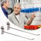 ybaymy 100pcs Pegboard Hooks Slot Wall Hook 20cm Heavy Weight Prong Slatwall Gridwall Hook Wall Pegboard Accessories Used Garage Shop Home Retail Store