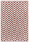 NORTHRUGS In- und Outdoor Teppich Palma 120x170cm - Wendeteppich Wetterfest Modernes Design Zick-Zack Muster Teppich für Balkon Terrasse Garten Wintergarten Wohnzimmerteppich Wasserfest in Cayenne