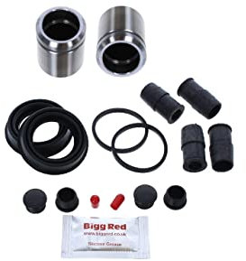 Bigg Red - Brake Caliper Piston Seal Repair Kit - Compatible with, & - Rear Left & Right - Fits ATE Single 44mm dia Piston Calipers