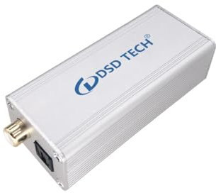 DSD TECH SH-AU01A Adaptador de Audio óptico coaxial USB a TOSLINK