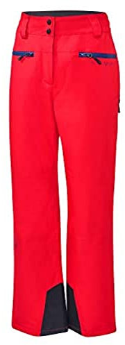 Black Crevice Damen Skihose, 10.000mm Wassersäule, atmungsaktiv, rot, 46