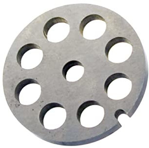Lame de Hachoir à Viande Disque à Trous, à Disque En Acier Inoxydable avec Trous de 10 mm | pour Affûteur Hachoir Bosch, Zelmer, Chambre Numéro 5-53,5 cm