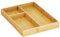 SPRINGOS Range-couverts en bambou Insert pour tiroirs Cuisine 3 compartiments Insert pour tiroirs 30 x 40 x 5 cm