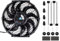 OHOB-COOL 12 Inch Electric Radiator Fan 12V cooling slim fans Push/Pull Mounting Kit