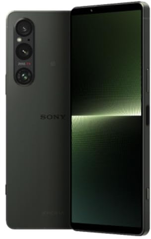 Sony Xperia 1V 5G XQ-DQ72 Dual 512GB RAM 12GB débloqué (GSM uniquement | Non CDMA - Non compatible avec Verizon/Sprint) Global, NGP Chargeur sans fil inclus - Vert
