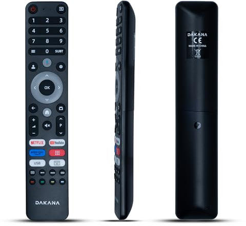 Dakana Fernbedienung für ChiQ Fernseher L32H7G L32H8CG L40H7G U43H7C